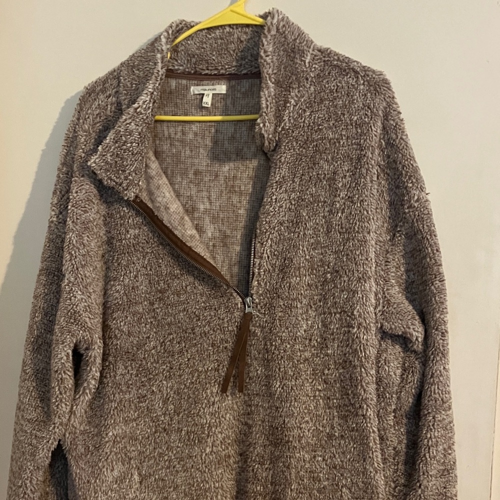Maurices Brown Fuzzy Sweater